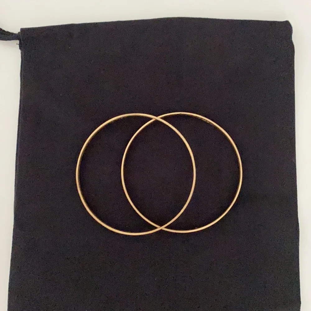 SOLD J. Crew Green Skinny Bangles (Set of 2) - Picture 3 of 4